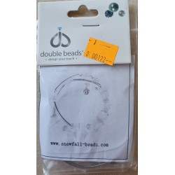 Bastelset Armband transparent/silber