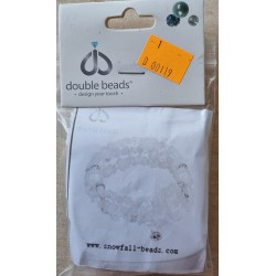 Bastelset Armband creme/silber