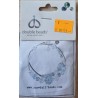 Bastelset Armband türkis/silber