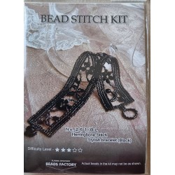 Bastelset Armband schwarz