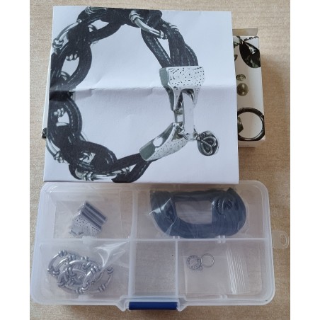 Bastelset Armband schwarz