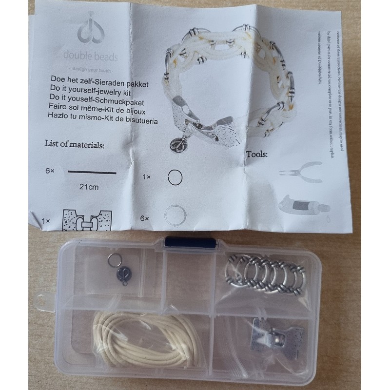 Bastelset Armband beige
