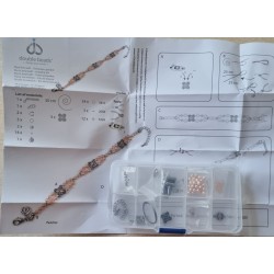 Bastelset Armband lachs
