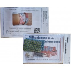 Bastelset für Zwei Wickelarmbänder grün/petrol