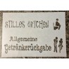 Schablone Stilles Örtchen
