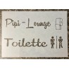 Schablone Pipi-Lounge 2