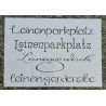 Schablone Leinenparkplatz/Leinengarderobe