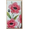 Taschentücher Mohnblume rot