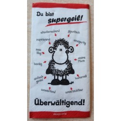 Taschentücher Du bist supergeil !