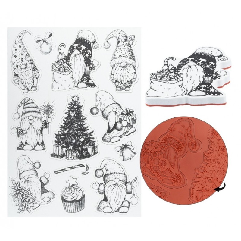 Stempel Wichtel im Winter