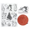 Stempel Wichtel im Winter