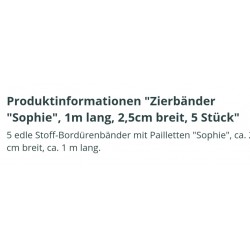Zierbänder bunt