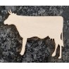 Holz Kuh natur 6 cm