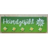 Schild Heimatgefühl grün