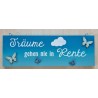 Schild Träume gehen nie in Rente  türkis
