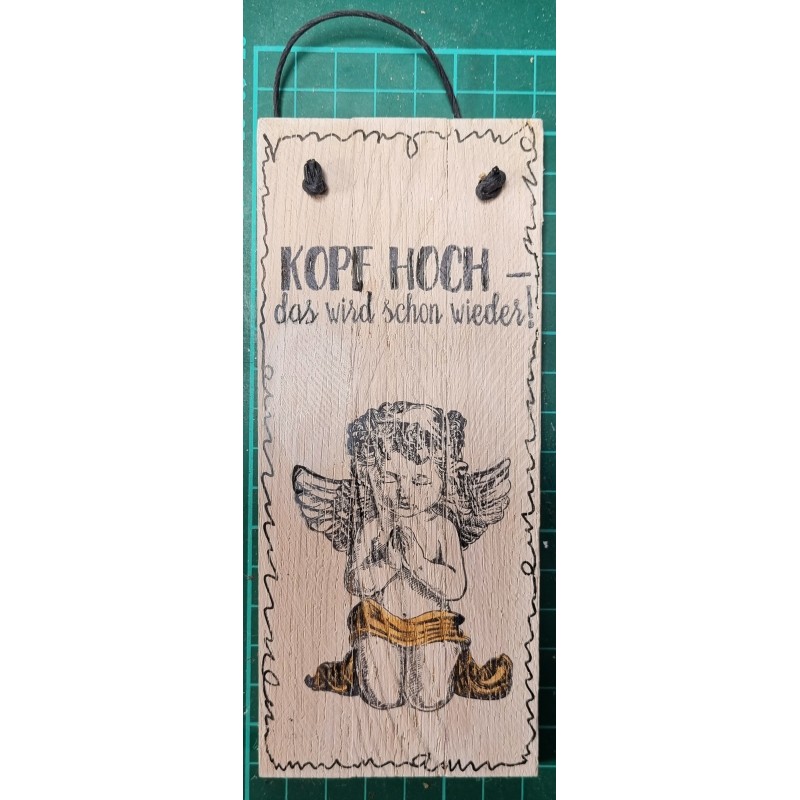 Mini Schild Kopf hoch.....