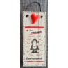 Mini Schild Du bist Supergeil......  rot