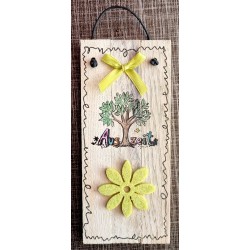 Mini Schild Auszeit grün