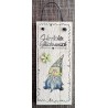 Mini Schild Herzlichen Glückwunsch/Wichtel