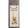 Mini Schild Herzlichen Glückwunsch/Bär blau