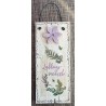 Mini Schild Lieblingsmensch/Blume flieder