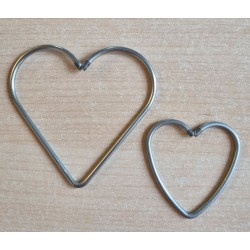 Metall Herz 80 mm
