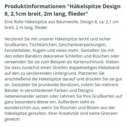 Häkelspitze flieder