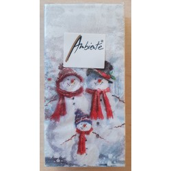 Taschentücher Schneemann Familie