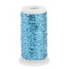 Stickgarn Metallic blau