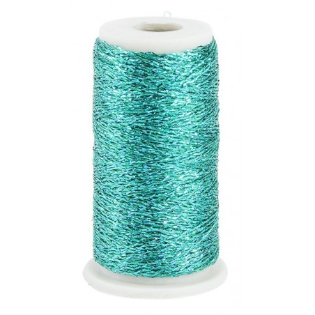Stickgarn Metallic türkis