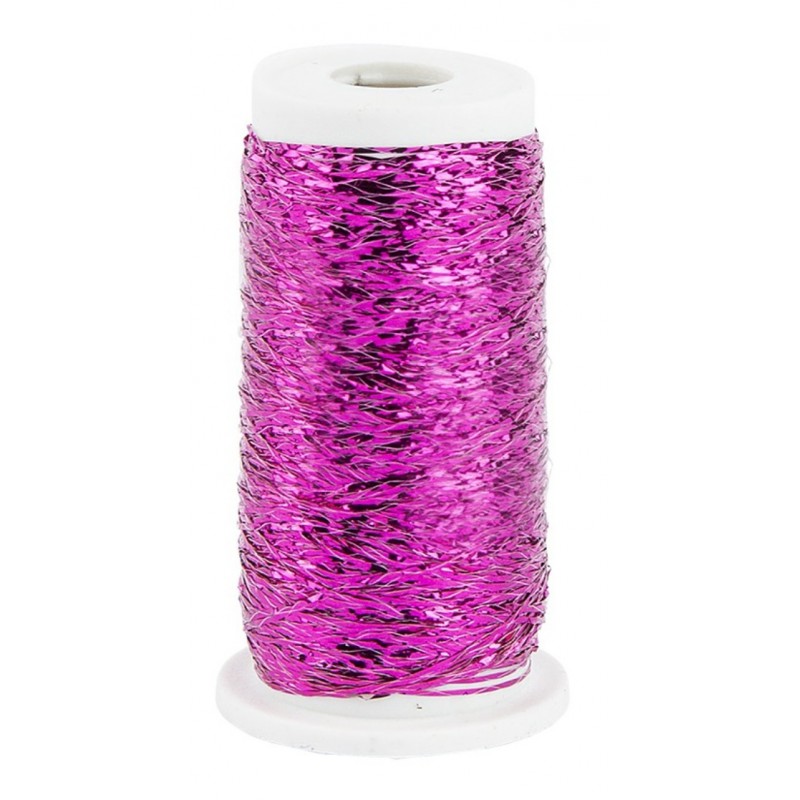 Stickgarn Metallic pink