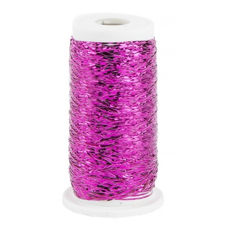Stickgarn Metallic pink
