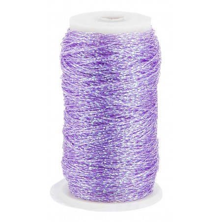 Stickgarn Metallic flieder
