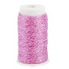 Stickgarn Metallic rosa