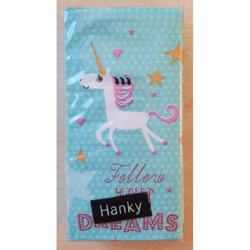 Taschentücher Einhorn mit Spruch
