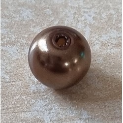Wachsperle bronze