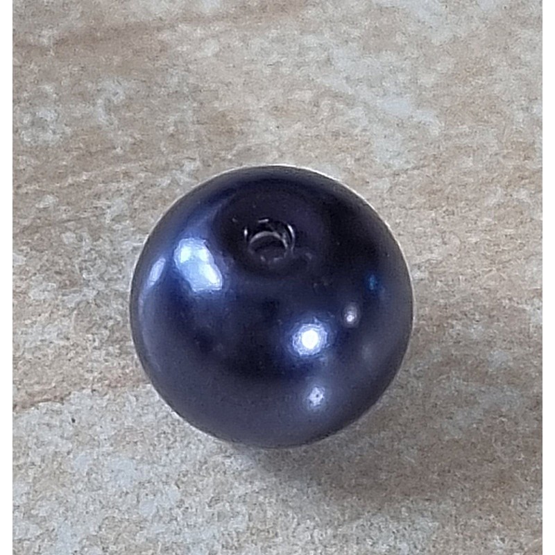 Wachsperle blau-violette