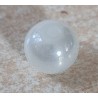 Kunststoff Perle weiss/regenbogen