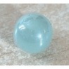 Kunststoff Perle hellblau/regenbogen