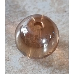 Kunststoff Perle bronze/regenbogen