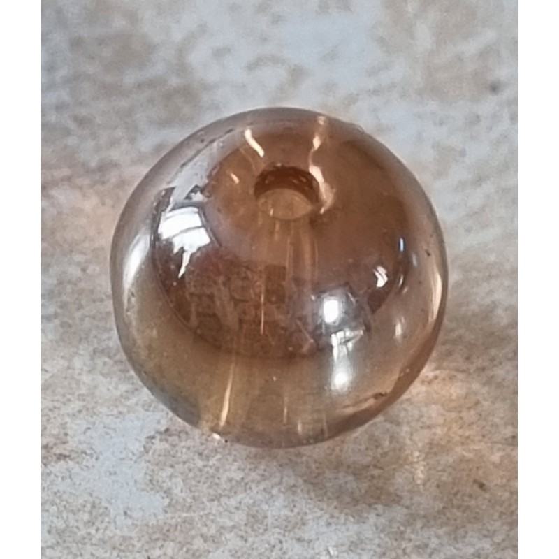 Kunststoff Perle bronze/regenbogen