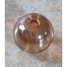 Kunststoff Perle bronze/regenbogen