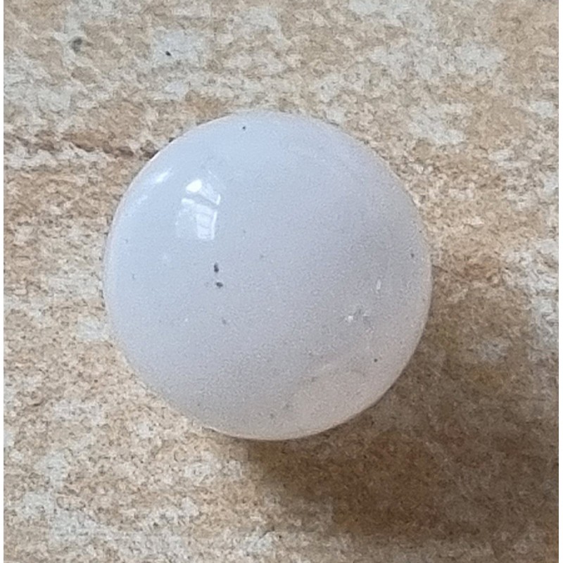 Kunststoff Perle weiss