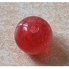 Kunststoff Perle rot