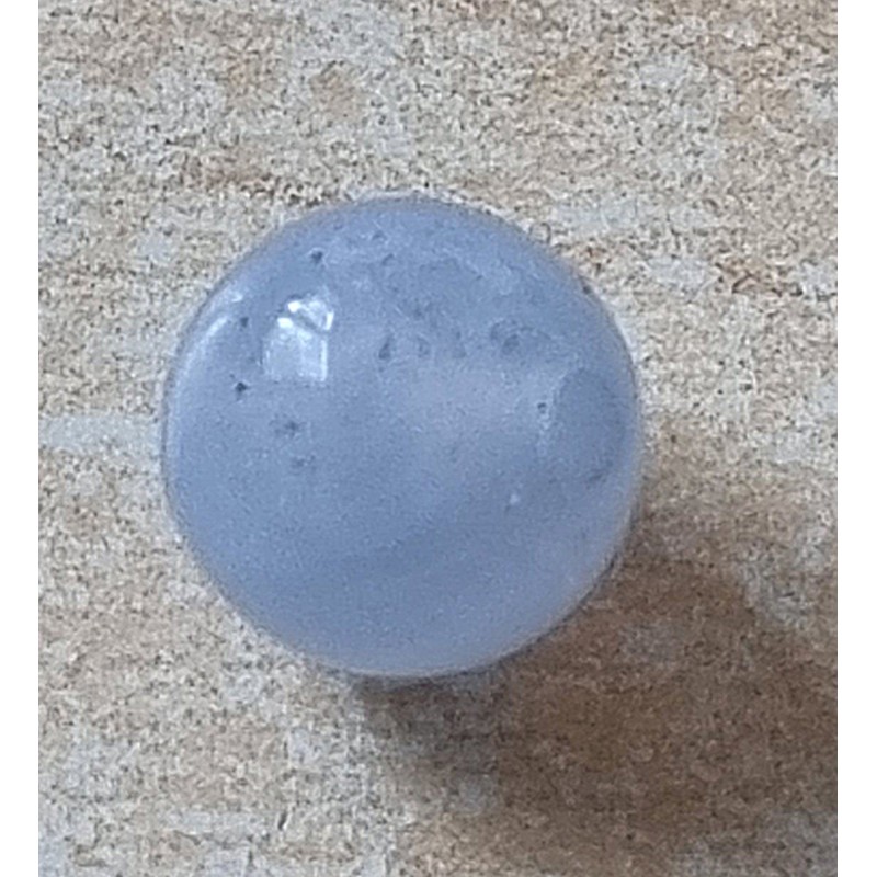 Kunststoff Perle hellblau