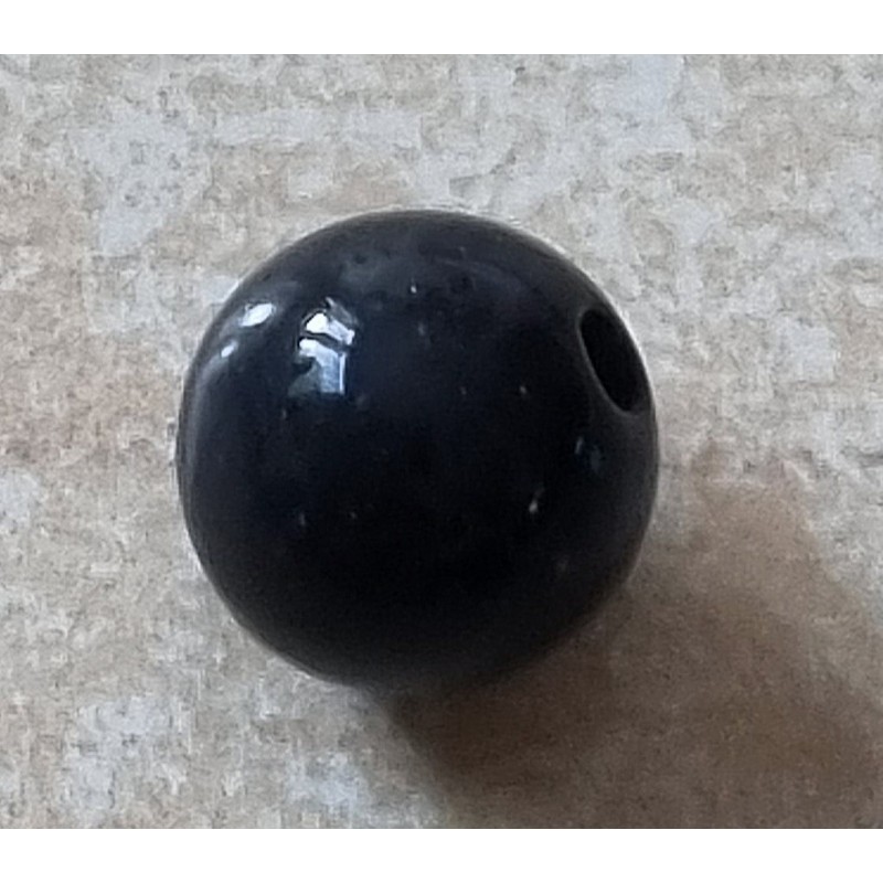 Kunststoff Perle schwarz