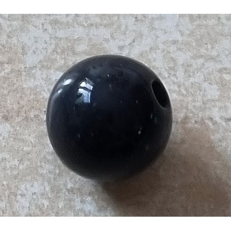Kunststoff Perle schwarz