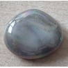 Kunststoff Perle Nugget  grau/regenbogen