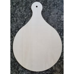 Holz Schild Schneidebrettform natur