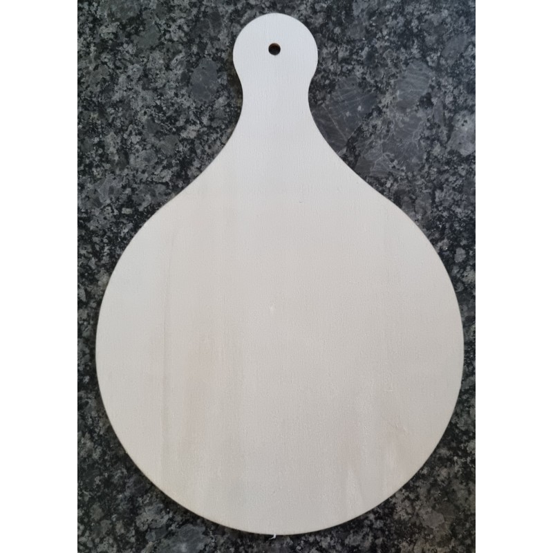 Holz Schild Schneidebrettform natur